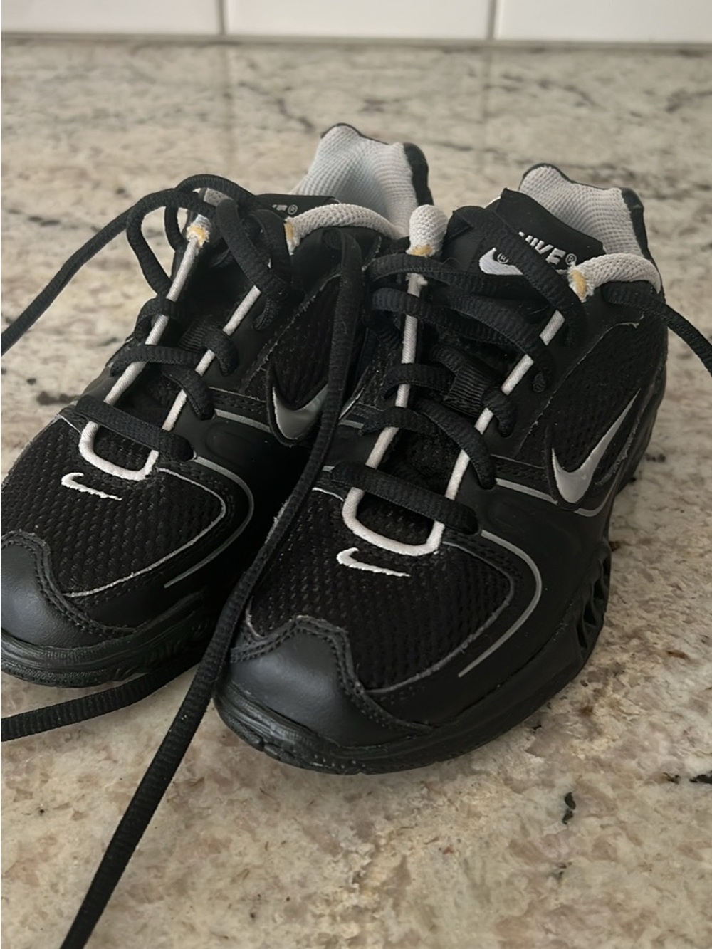 Nike Kids Black and White Sneakers
